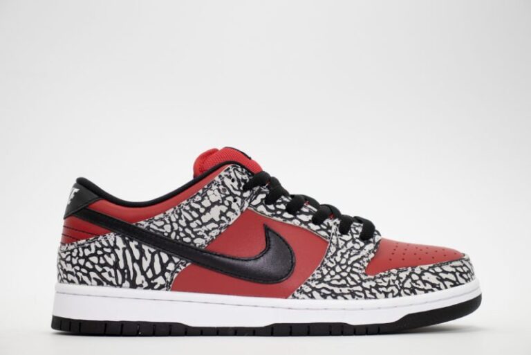 supreme dunk low red cement